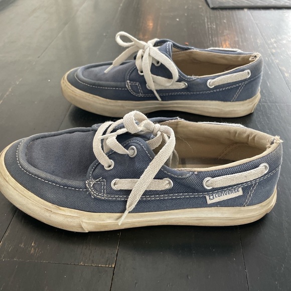 Blue Converse Boat Shoes | Poshmark